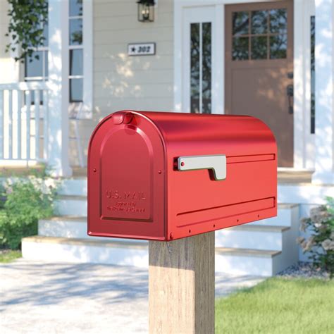 wayfair post mounted mailbox